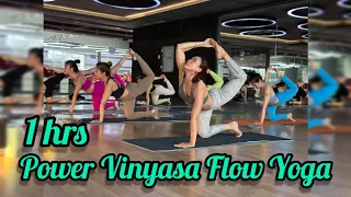 1Hrs morning power #vinyasayogaflow for #weightloss  & Increase flexibility #morningyoga #yoga2024