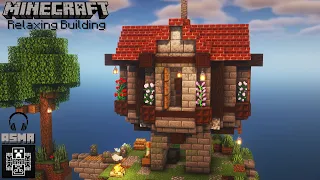 Minecraft Relaxing Building of a Fantasy House - #ASMR - [Tutorial]