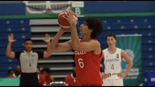 Ishan Sharma - 19 PTS  | Canada vs Brazil | U16 FIBA Americas 2021