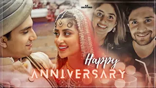 ❥SAHAD 2nd Wedding Anniversary || Sajal Aly & Ahad Raza Mir