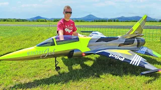 AWESOME CHENGDU FC-1 PILOTRC RC TURBINE JET FLIGHT DEMONSTRATION