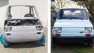 Full restoration ancient FIAT 126 | Restoring and repair antique fiat 126 cars