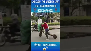 ❗❓ 👀 Chukudu, the wooden cart that can carry over 500kg of goods ❗❓ 👀