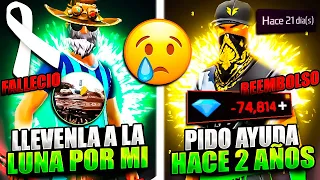 Busque LOS MOMENTOS más TRÁGICOS de FREE FIRE😱 Jugador FALLECIO y lo PREDIJO!!!