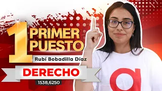 Entrevista 1er puesto DERECHO 📢[ADMISIÓN 2024 I]