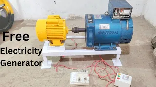 15 KW Free Energy Generator With 3 HP Electric Motor 24 7 Free Electricity Making Machine 15000 Watt