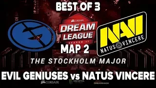 NATUS VINCERE vs EVIL GENIUSES - 2-я Карта, Best of 3, Группа D DreamLeague Season 11