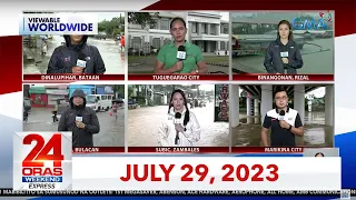 24 Oras Weekend Express: July 29, 2023 [HD]