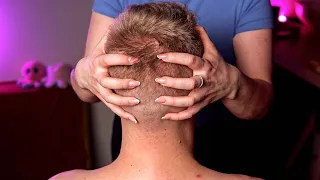 SCALP Scratching ASMR: Head, Nape & Scalp Sounds (No Talking)