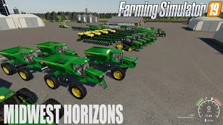 MASSIVE $51 Million Dollar Farm on MidWest Horizons #4 | FS19 | Farming Simulator 19 | TIMELAPSE