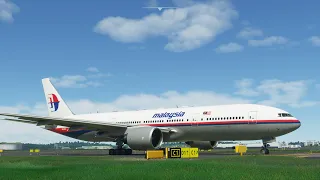 4K Ultra Settings - Stormy Approach - Malaysian Airlines (Kuala Lumpur-Jakarta)B777-200 - MSFS 2020