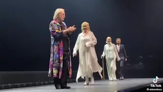 #ABBAVoyage - all ABBA members on stage after ABBA Voyage concert Premiere