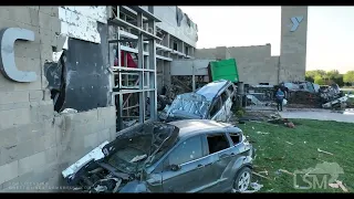 4-30-2022 Andover, Ks Drone video shows extensive damage from tornado