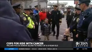 Malden Police Show Support For 6-Year-Old Boy Fighting Cancer