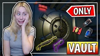 ONLY VAULT LOOT CHALLENGE (FORTNITE DANSK)