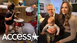 David Foster & Katharine McPhee's Son Impressively Plays Drums