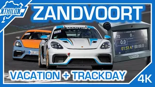 When Trackbuddies are on Vacation - ZANDVOORT TRIP 2023 - Best Lap 1:51 min Porsche 718 GT4 MR [4K]