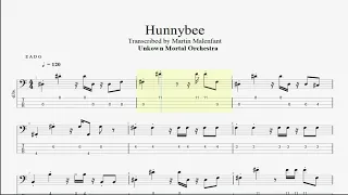 Unknown Mortal Orchestra - Hunnybee (bass tab) (old version)