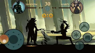 Shadow fight 2 special edition defeating harpy in hot ground score victory it easy to handle