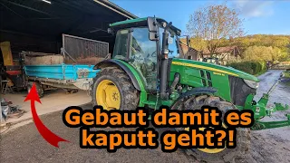 Das musste KAPUTT gehen!!! | FarmVlog | Stallarbeit und Miststreuer reparieren