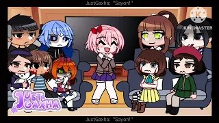 Fandoms React To “Doki Doki Literature Club” || JustGaxha || GCRV || Gacha || Multi-Fandom