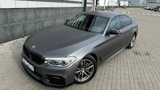 В продаже BMW 520d G30 X-Drive — 2018 год выпуска. Авто из Германии! Adaptive LED оптика, M-paket.