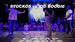 Stockos vs Kid Boogie - 7 to smoke Popping - RedBull BC One Camp France 2018