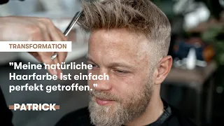 Blonde & short hairstyle - Transformation im Vikings Look - Patrik's Erfahrung bei O.C. Hairsystems