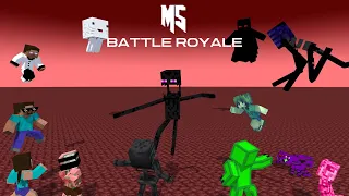 Monster School BATTLE ROYALE | Minecraft Animation