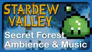 Stardew Valley Secret Woods Ambience with Music | 1hr | Sleep Aid | Relaxation