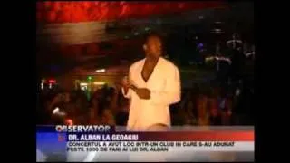 Dr Alban in Romanian TV