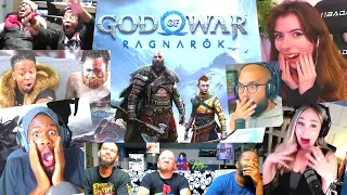 GAMERS React To GOD OF WAR RAGNAROK!!! Reveal Trailer! - PlayStation Showcase 2021 | ACTION REACTION