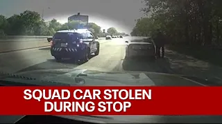 Shorewood squad car stolen, dashcam shows vehicle drive off | FOX6 News Milwaukee