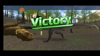 T-Rex vs  T-Rex in  T-Rex arena battle of king game