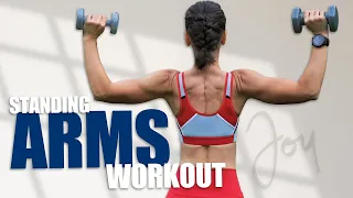 20 Minutes Standing ARM Workout | No push-ups | Upper body | With Dumbbells