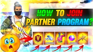 HOW TO JOIN PARTNER PROGRAM😱🔥 || THINGS YOU DON'T KNOW ABOUT FREE FIRE🤯 #13