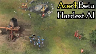 Aoe4 Beta 1v1 vs Hardest AI