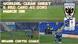 INSANE CURTIS GOAL & BUGIELS BAGS AS DONS MARCH ON! AFC WIMBLEDON V AFC BARROW.