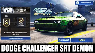 LANDSLIDE TIER S | DODGE CHALLENGER SRT | NEED FOR SPEED NO LIMITS UNDERGROUND RIVALS