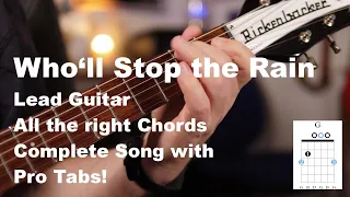 Who'll Stop the Rain free and easy Beginners Guitar Lesson Part 3