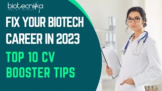 Top 10 CV Booster Tips To Get Jobs Faster | For Biotech & Life Sciences Candidates