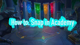 How to: Snap in Algethar Academy (EVERY CLASS) in S4 of Dragonflight