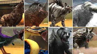 ALL CENOZOIC PETTING SCENE ANIMATION | Jurassic World The Game