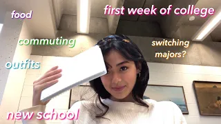 my first week of college VLOG  📚*junior year*