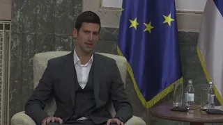 Djokovic: I'll address the media with more details about what happened in Australia | 塞尔维亚总统接见德约科维奇