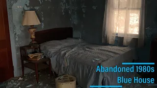 Abandoned Mysterious Blue House