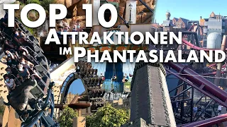 TOP 10 Fahrgeschäfte im Phantasialand 2024