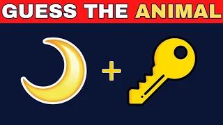 Guess 30 Animals by Emoji In 7 Seconds | Animal Quiz