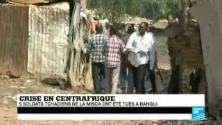 Centrafrique : 5 soldats Tchadiens de la MISCA tués à Bangui