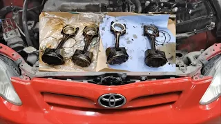 РАСКОКСОВКА Toyota - и СРАЗУ РАЗОБРАЛИ ДВИГАТЕЛЬ, смотрим поршни и эффект от GREENOL REANIMATOR